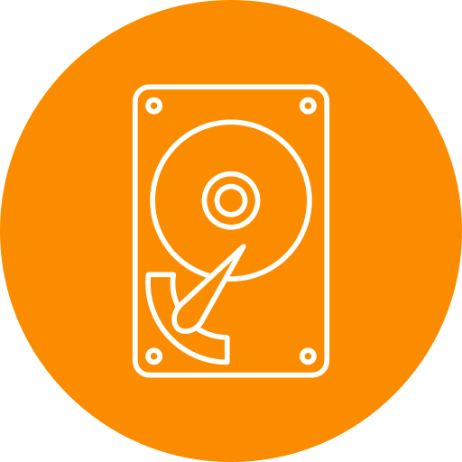 disco rigido Generic Circular icona