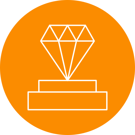 Diamond award Generic Circular icon