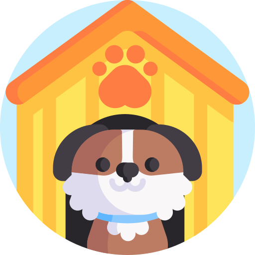 alojamiento de mascotas Detailed Flat Circular Flat icono