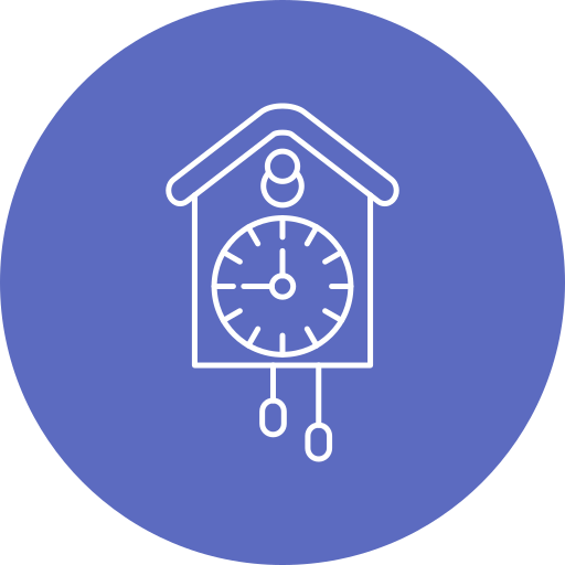 Cuckoo clock Generic Circular icon