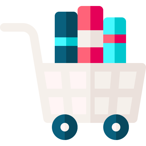 Shopping cart Basic Rounded Flat icon