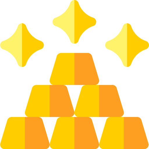 lingotes Basic Rounded Flat icono