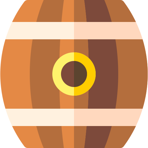 Barrel Basic Rounded Flat icon