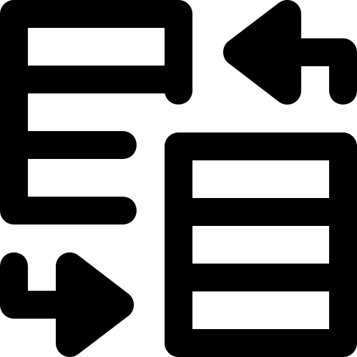 transferir datos Super Basic Rounded Lineal icono