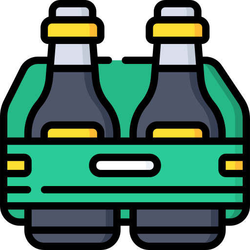 Ящик для пива Special Lineal color иконка