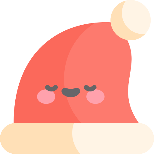 Santa hat Kawaii Flat icon