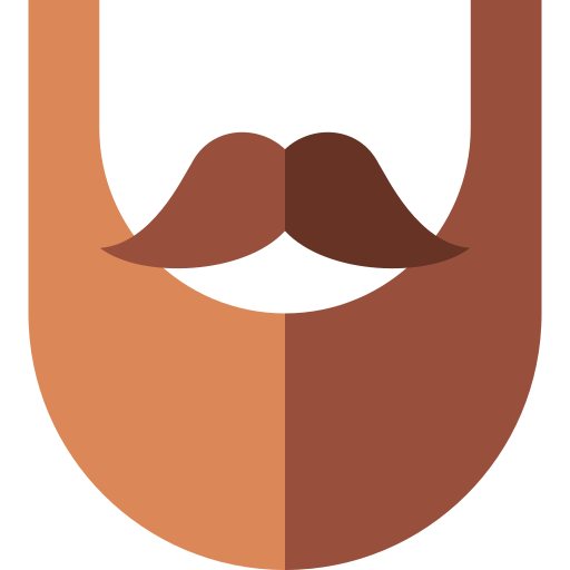 barba Basic Straight Flat icono