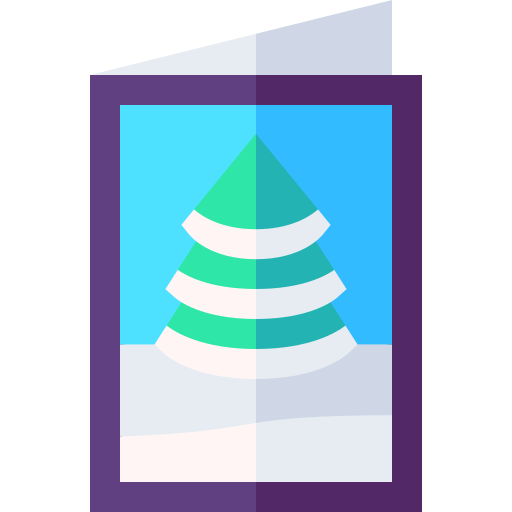 カード Basic Straight Flat icon
