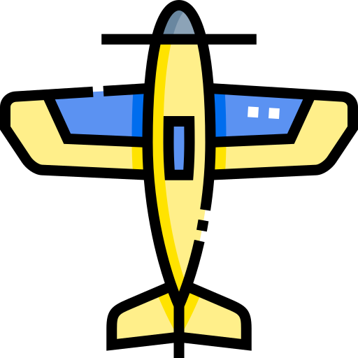 avião Detailed Straight Lineal color Ícone