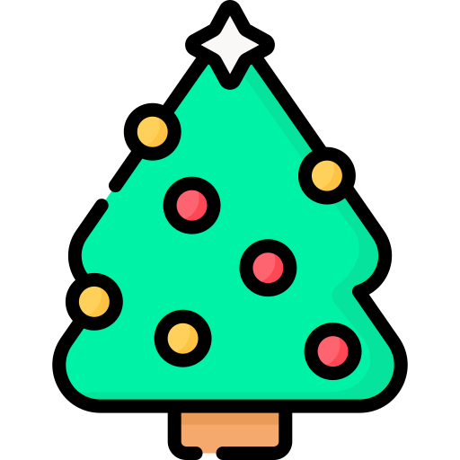 クリスマスツリー Special Lineal color icon