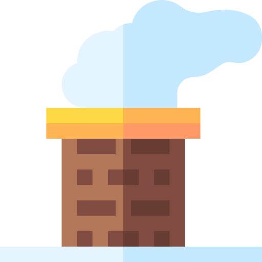 Chimney Basic Straight Flat icon