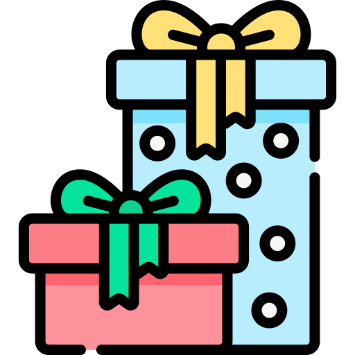 scatole regalo Special Lineal color icona