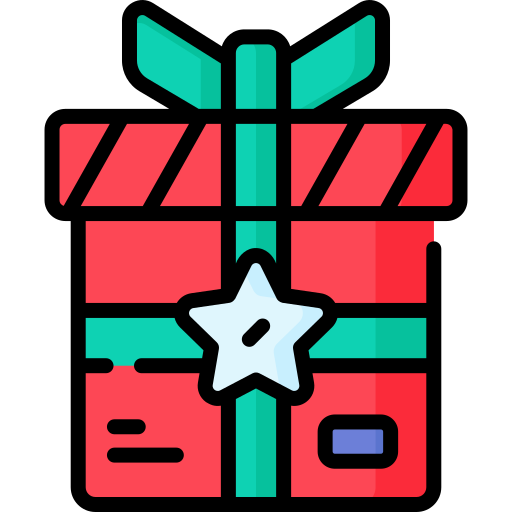 caja de regalo Special Lineal color icono