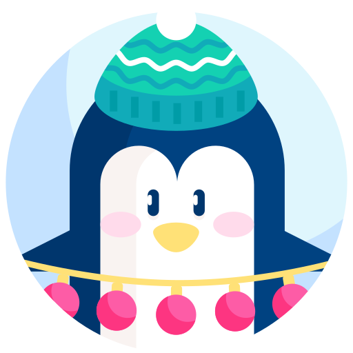 pingüino Detailed Flat Circular Flat icono