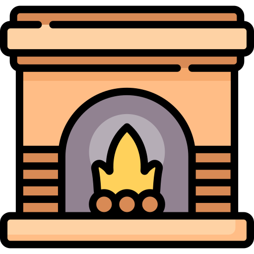 暖炉 Special Lineal color icon