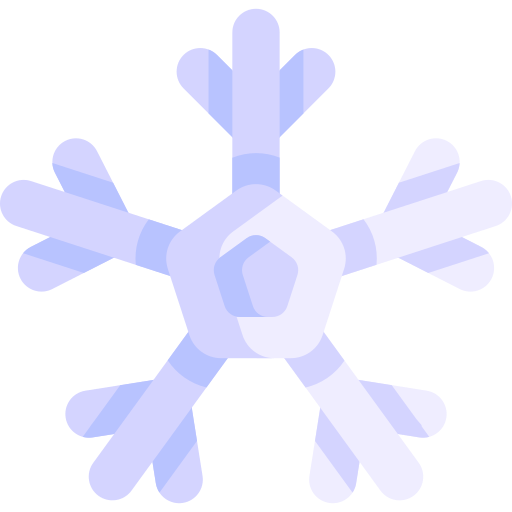 Snowflake Kawaii Flat icon