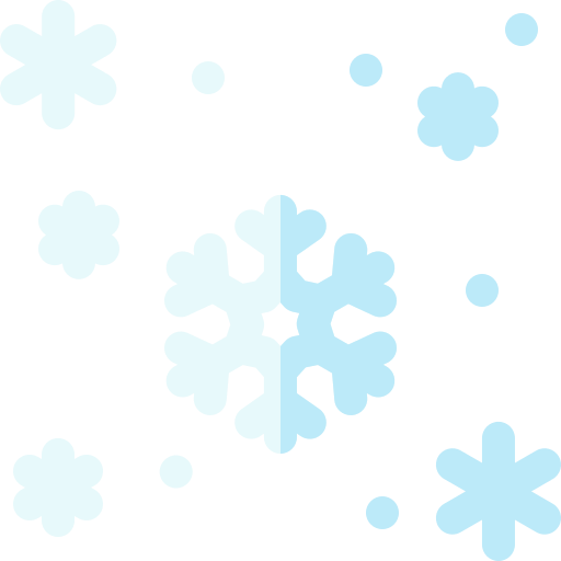 Snow Basic Rounded Flat icon