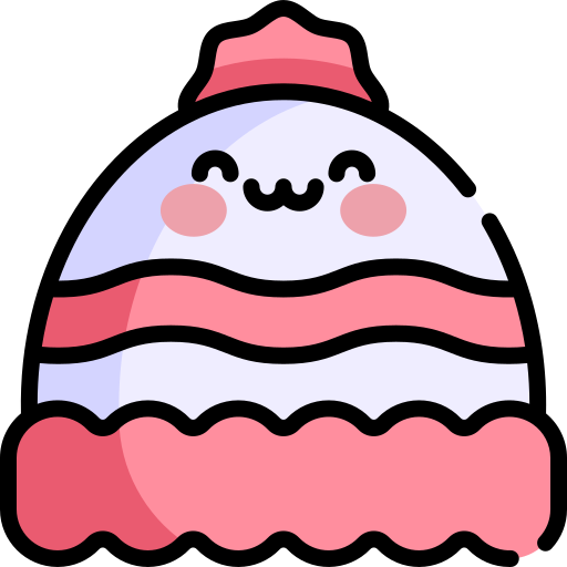 kapelusz Kawaii Lineal color ikona