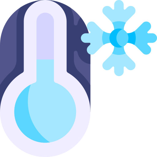 Thermometer Kawaii Flat icon