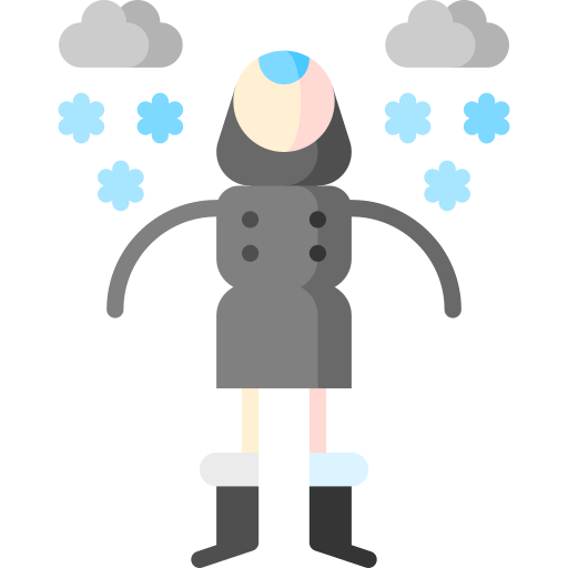 Winter Puppet Characters Flat icon