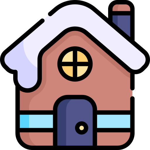 House Kawaii Lineal color icon