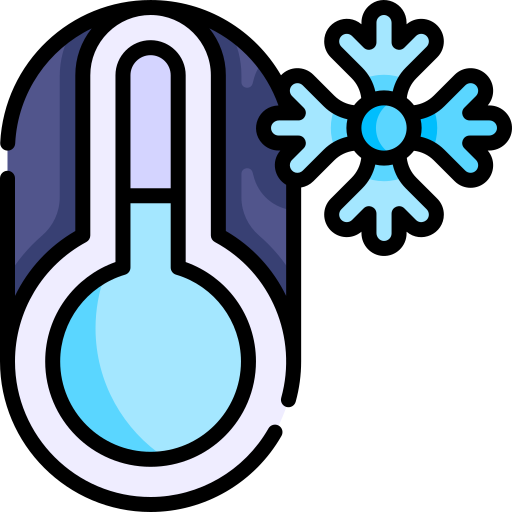 Термометр Kawaii Lineal color иконка