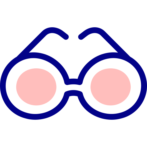 Glasses Detailed Mixed Lineal color icon