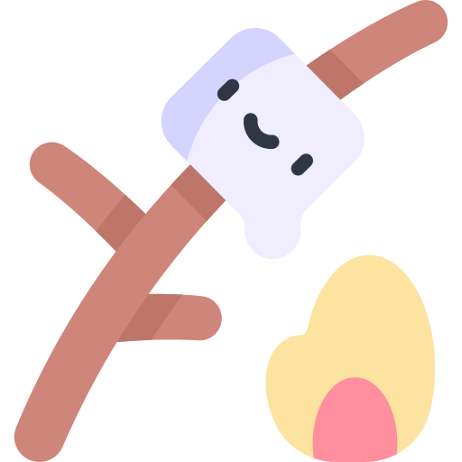 marshmallows Kawaii Flat icon