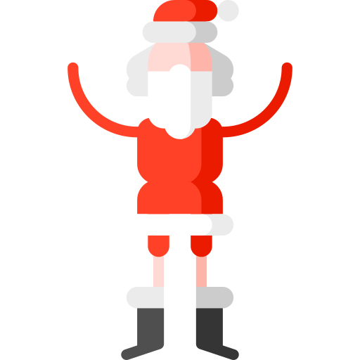 Santa claus Puppet Characters Flat icon