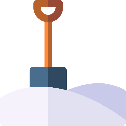 Shovel Basic Rounded Flat icon