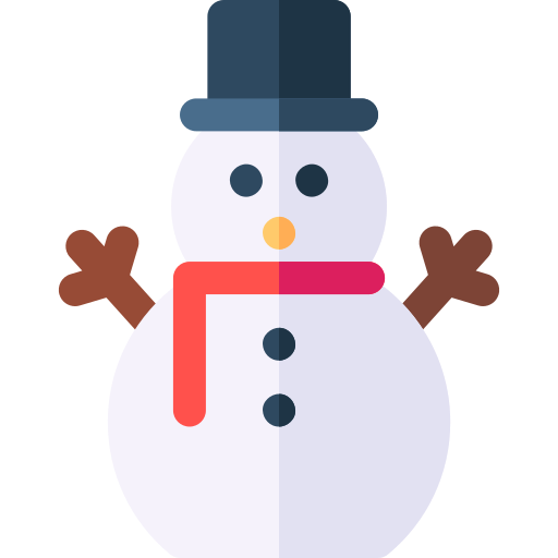 雪だるま Basic Rounded Flat icon