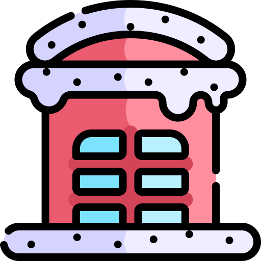 公衆電話 Kawaii Lineal color icon