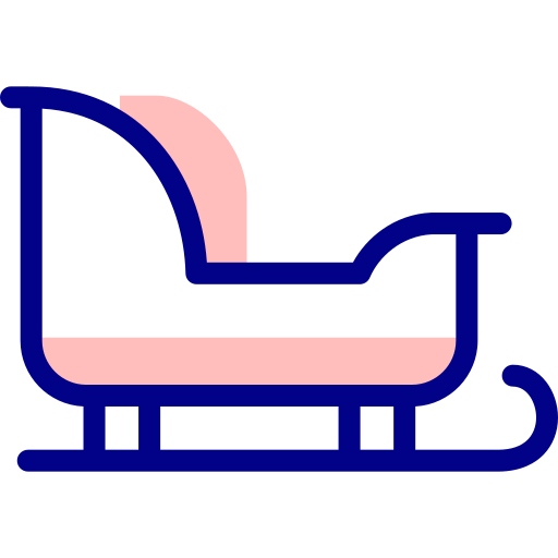 Sled Detailed Mixed Lineal color icon