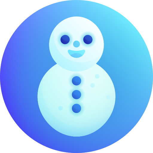 Snowman Gradient Galaxy Gradient icon