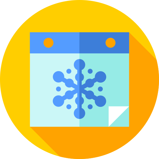 winter Flat Circular Flat icon