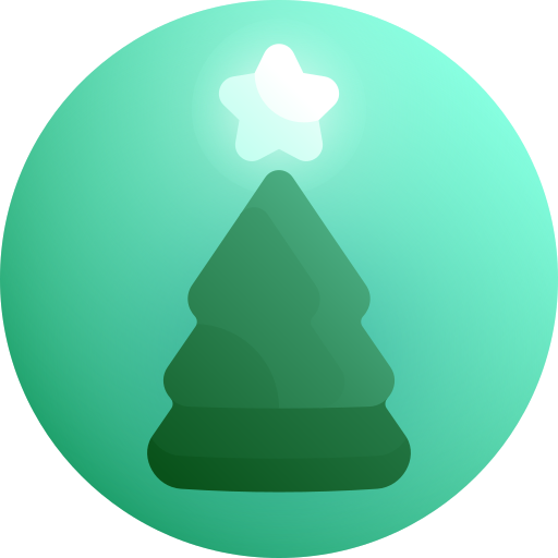 クリスマスツリー Gradient Galaxy Gradient icon