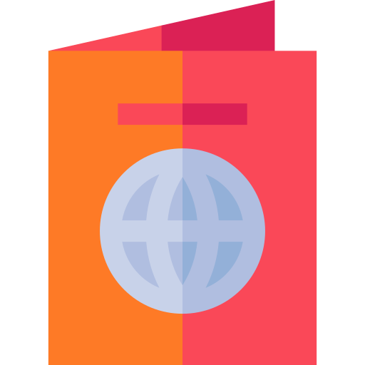 여권 Basic Straight Flat icon