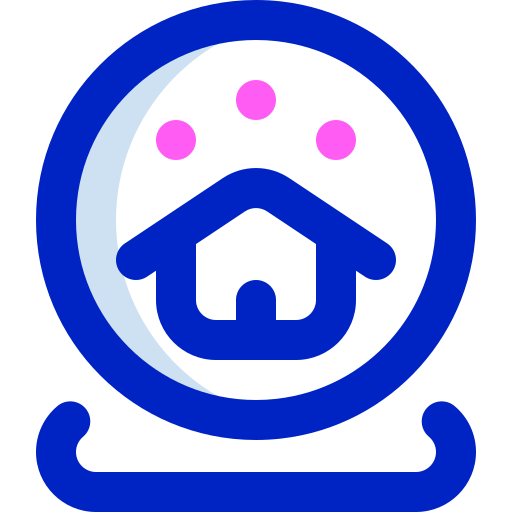 globo de nieve Super Basic Orbit Color icono