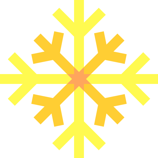 Snowflake Basic Sheer Flat icon