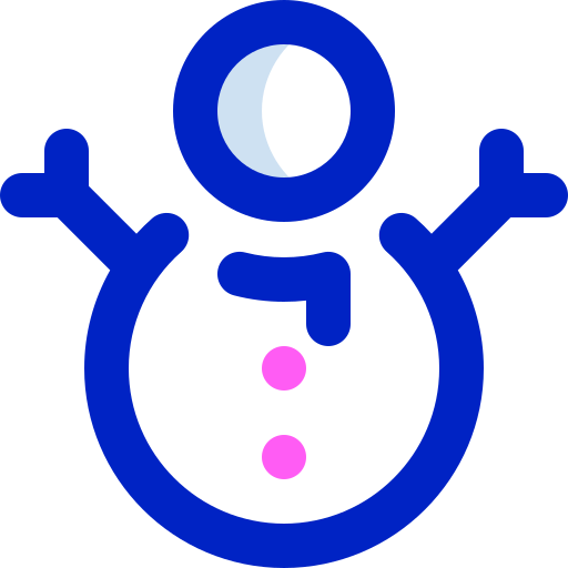 sneeuwman Super Basic Orbit Color icoon