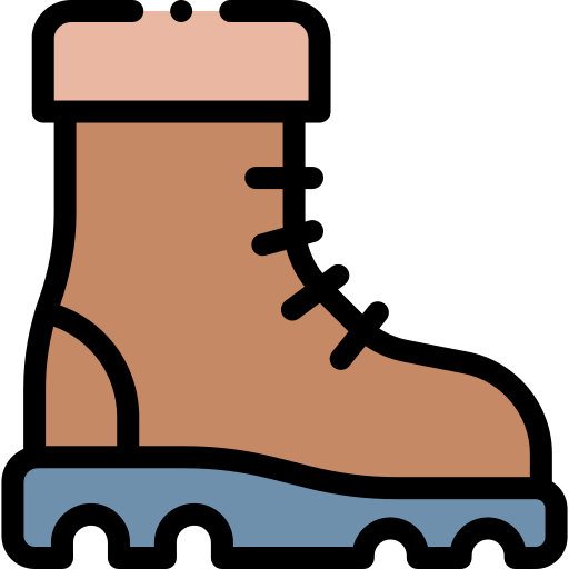 schneestiefel Detailed Rounded Lineal color icon