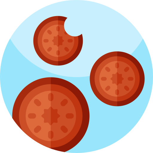 galleta Geometric Flat Circular Flat icono