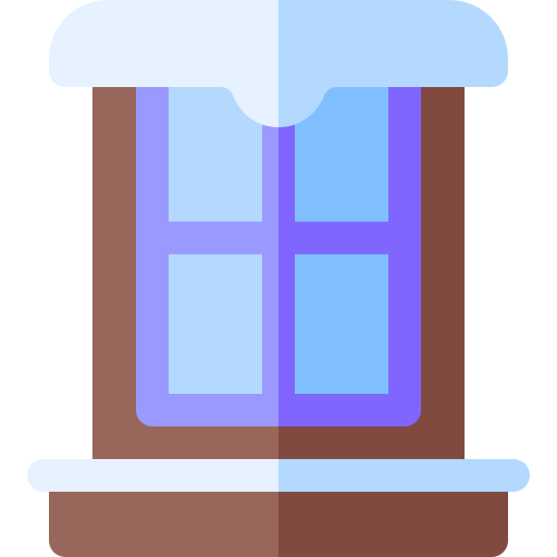 fenster Basic Rounded Flat icon