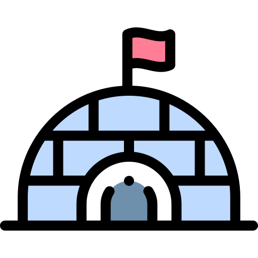 Igloo Detailed Rounded Lineal color icon