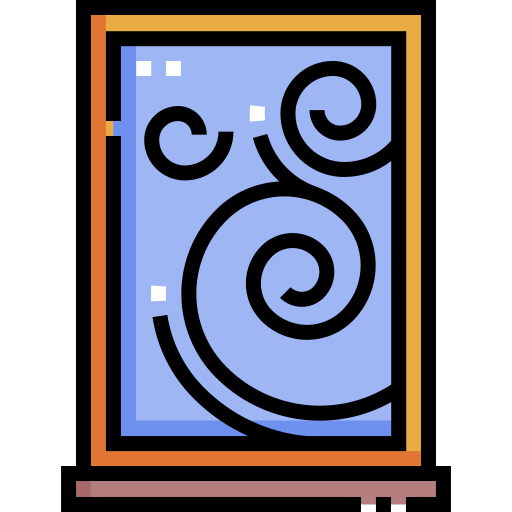 窓 Detailed Straight Lineal color icon