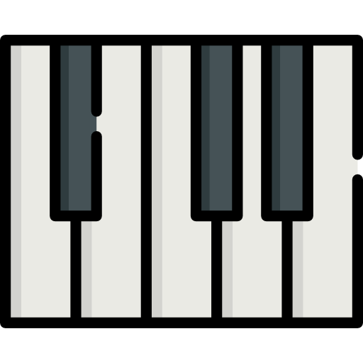 피아노 Special Lineal color icon