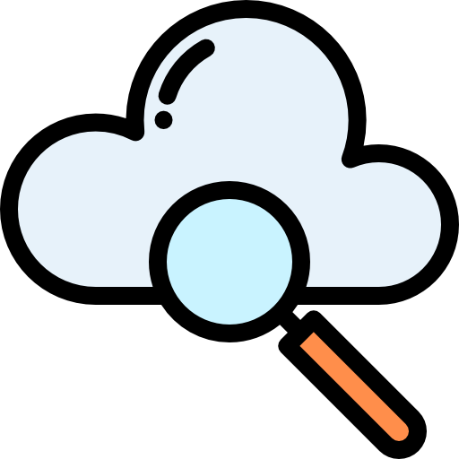 Cloud computing Detailed Rounded Lineal color icon