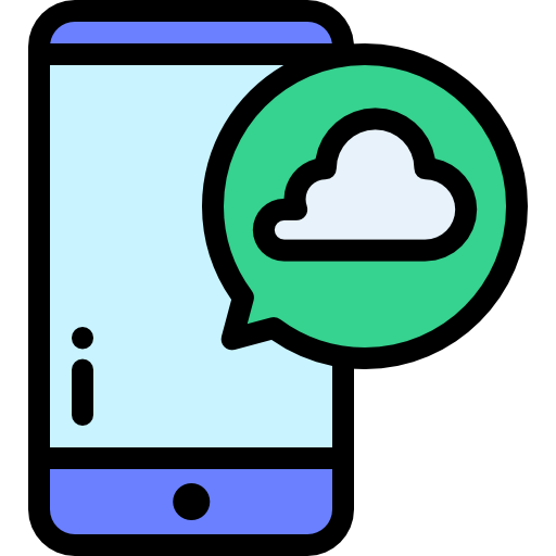 Cloud computing Detailed Rounded Lineal color icon