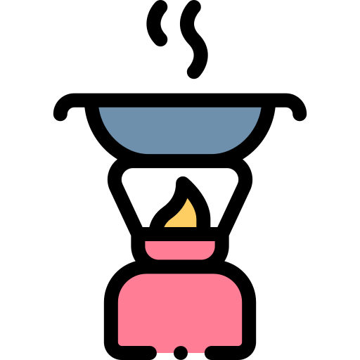 料理 Detailed Rounded Lineal color icon