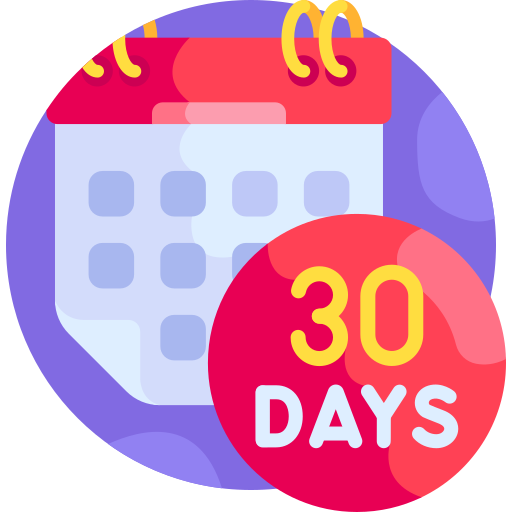 30 dias Detailed Flat Circular Flat icono